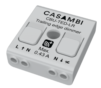 Part number CBU-TED-LR Product Type Lighting Controller from Manufacturer Casambi Technologies OY 