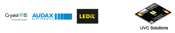 UVC Solutions from Crystal IS, AUDAX, LEDiL
