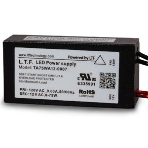 Part number TA75WA12-0007 Product Type LED Transformer from Manufacturer LTF Technology 