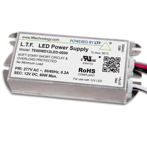 Part number TE60WD12LED Product Type LED Transformer from Manufacturer LTF Technology 