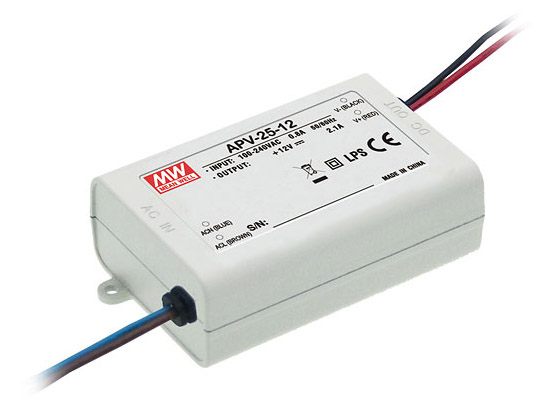 Part number APV-25-24 Product Type LED AC/DC Driver from Manufacturer MEAN WELL USA 