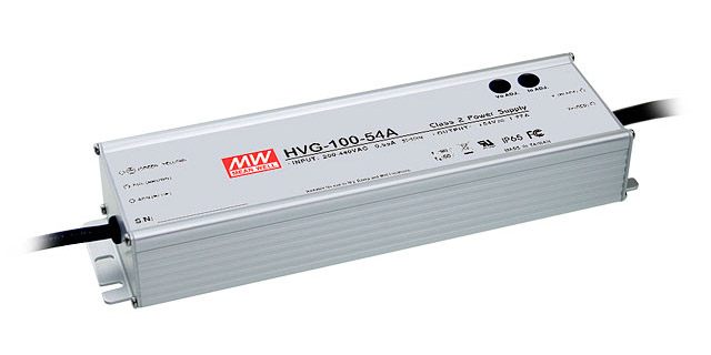 Part number HVG-100-42B Product Type LED AC/DC Driver from Manufacturer MEAN WELL USA 