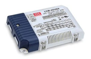 Part number LCM-40UDA Product Type LED AC/DC Driver from Manufacturer MEAN WELL USA 