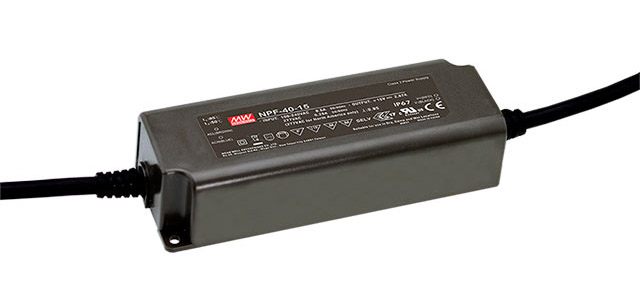 Part number NPF-40-12 Product Type LED AC/DC Driver from Manufacturer MEAN WELL USA 