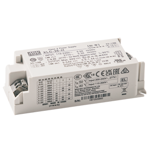 Part number XLC-25-24 Product Type LED AC/DC Driver from Manufacturer MEAN WELL USA 