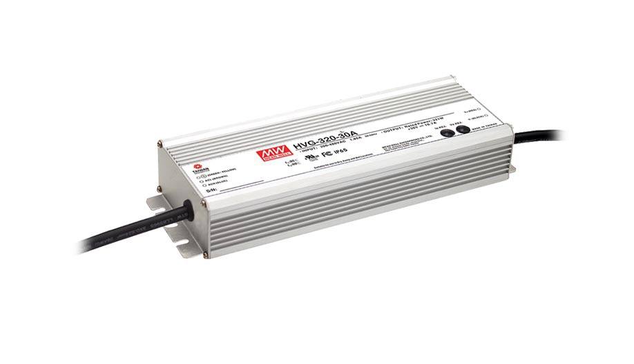 Part number HVG-320-54A Product Type LED AC/DC Driver from Manufacturer MEAN WELL USA 