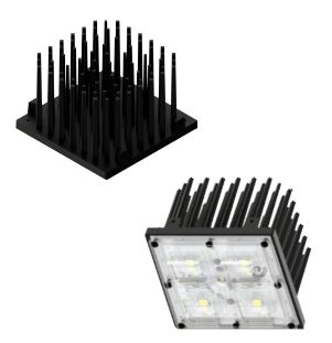 Part number COOLBLOCK SQ-01-2X2MX-B Product Type LED Cooling - Passive from Manufacturer MechaTronix 